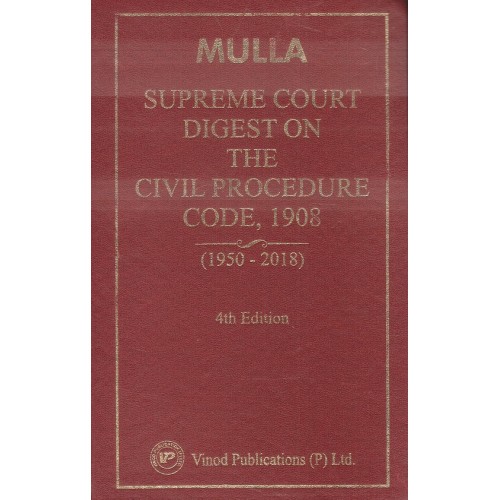 Vinod Publication's Supreme Court Digest on the Civil Procedure Code, 1908 [1950-2018] by Adv. D. U. Mulla